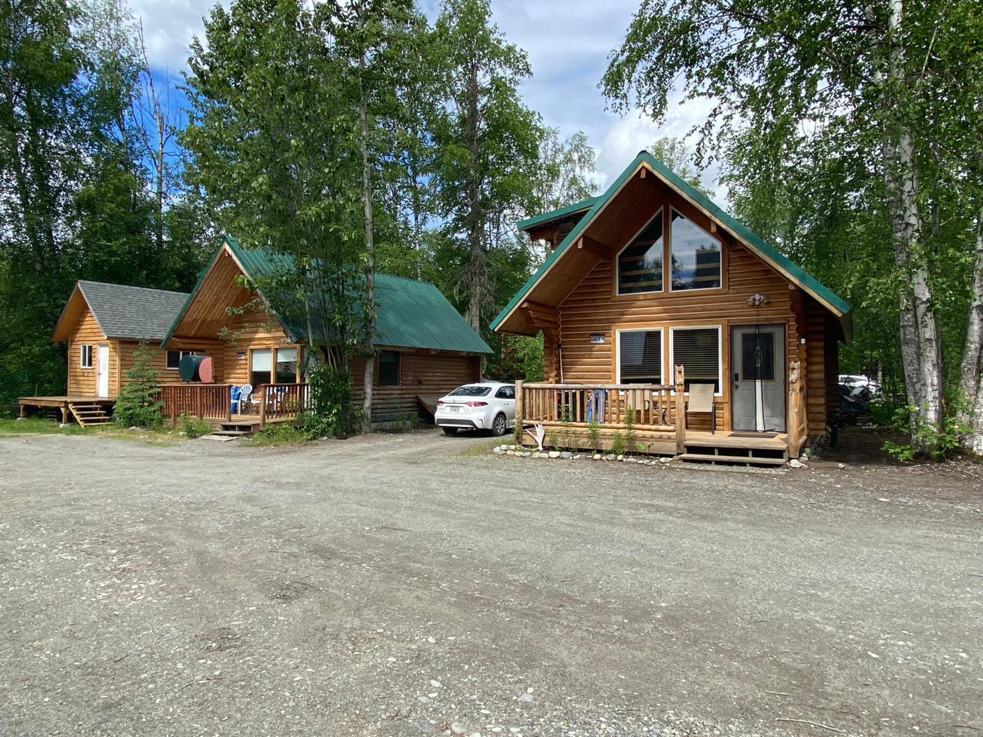 Talkeetna Log Cabin With Hot Tub Unit 1 Exterior foto