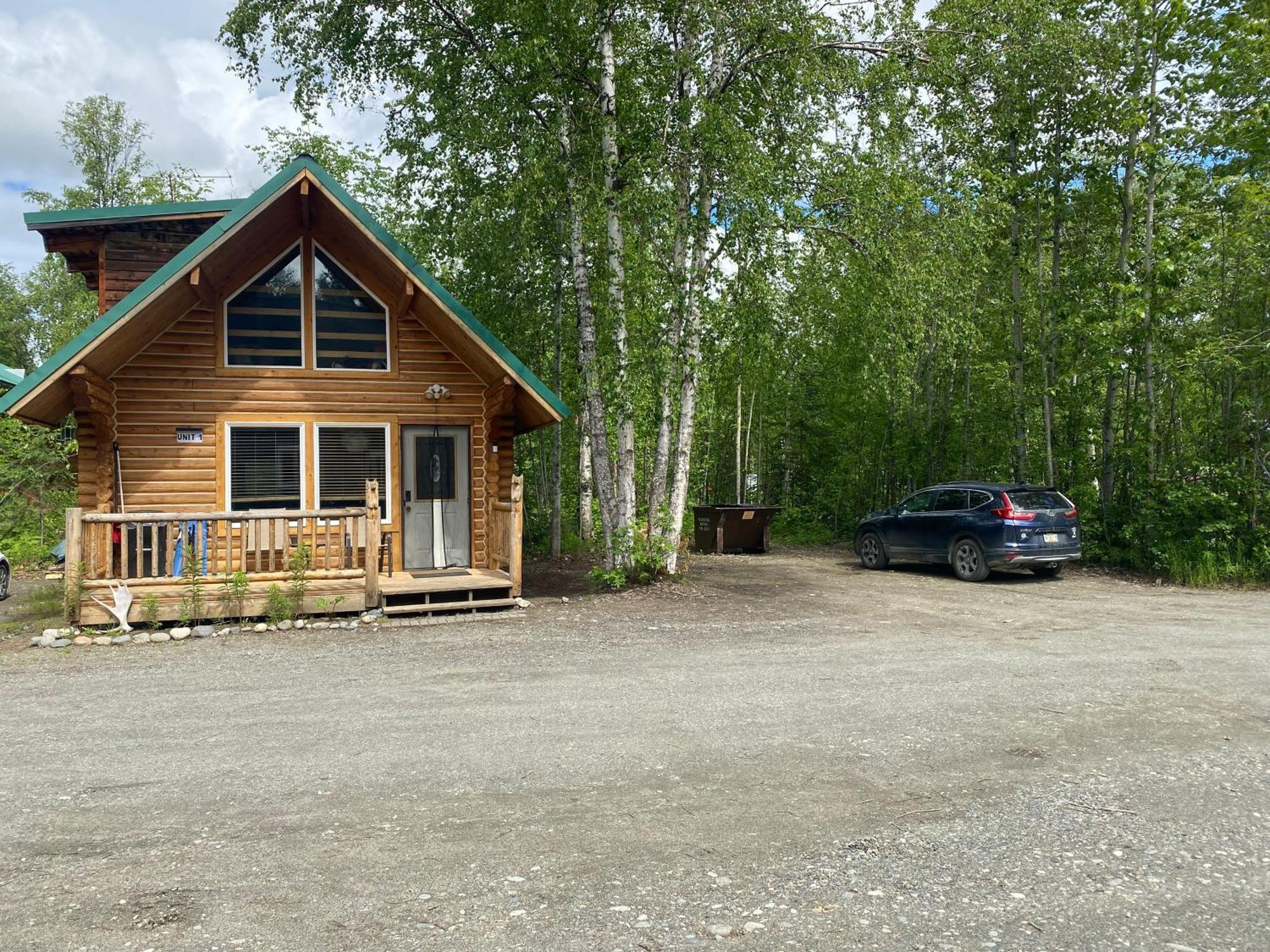 Talkeetna Log Cabin With Hot Tub Unit 1 Exterior foto