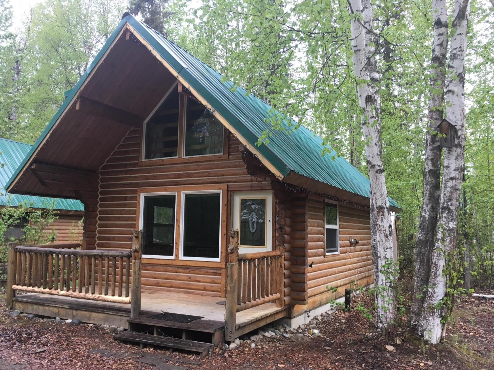 Talkeetna Log Cabin With Hot Tub Unit 1 Exterior foto
