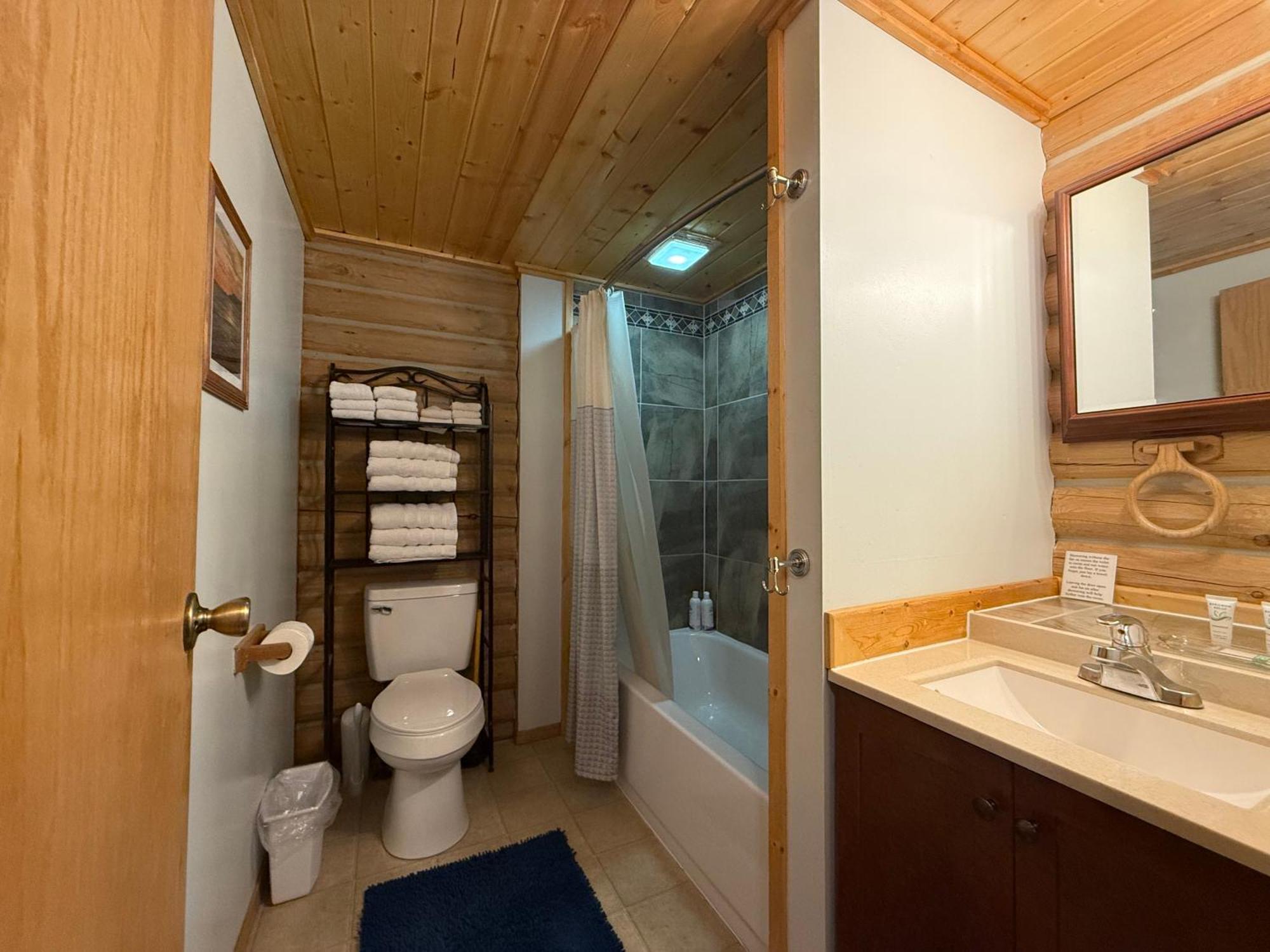 Talkeetna Log Cabin With Hot Tub Unit 1 Exterior foto